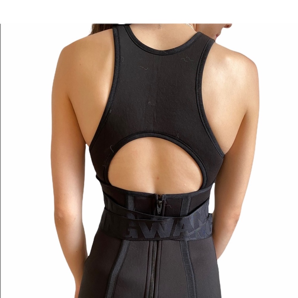 NWOT Black Alexander wang x H&M scuba dress size 4